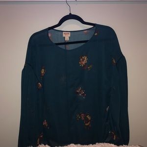 mossimo floral blouse!!